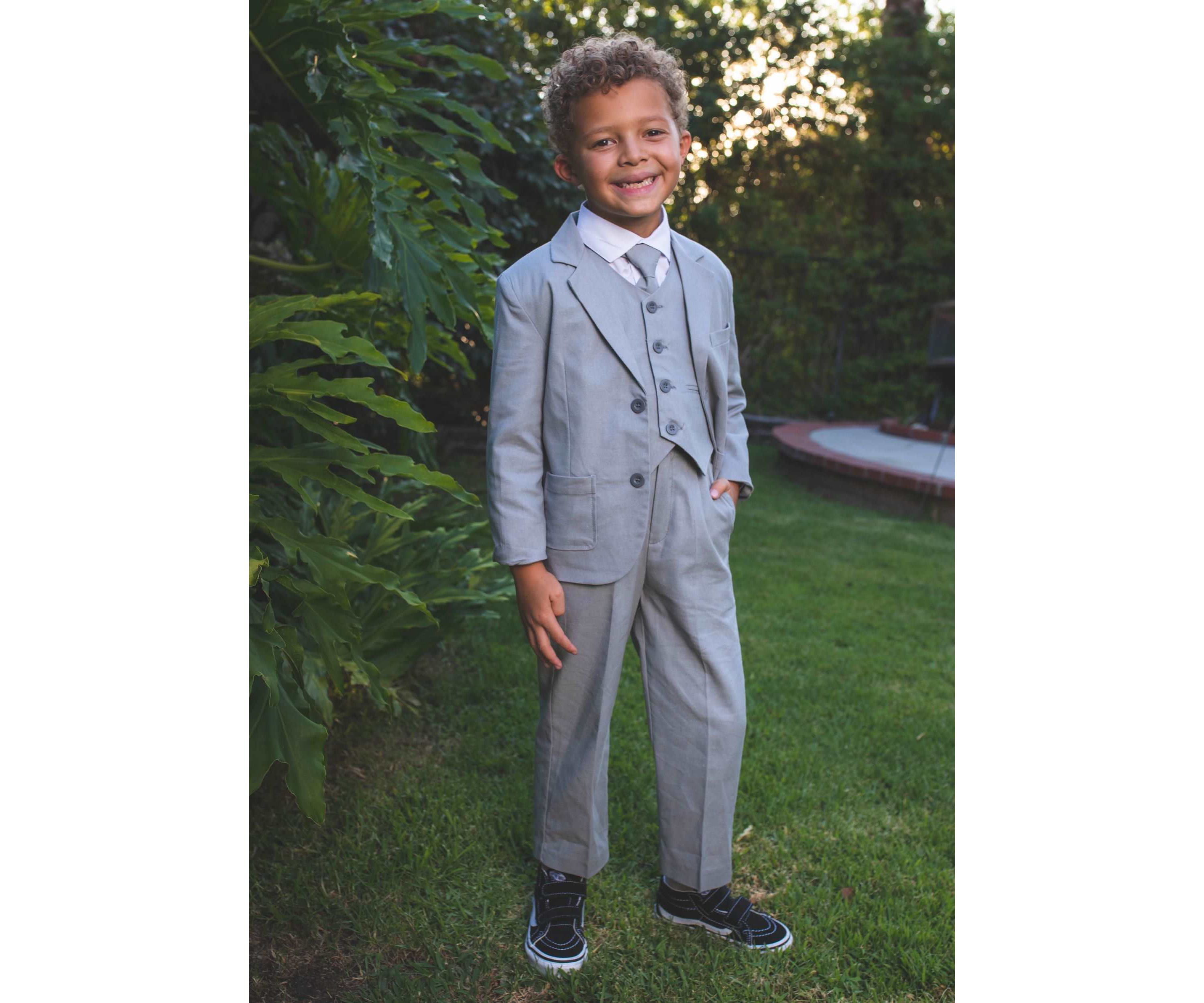 Boys Joey Safari 5-Piece Suit