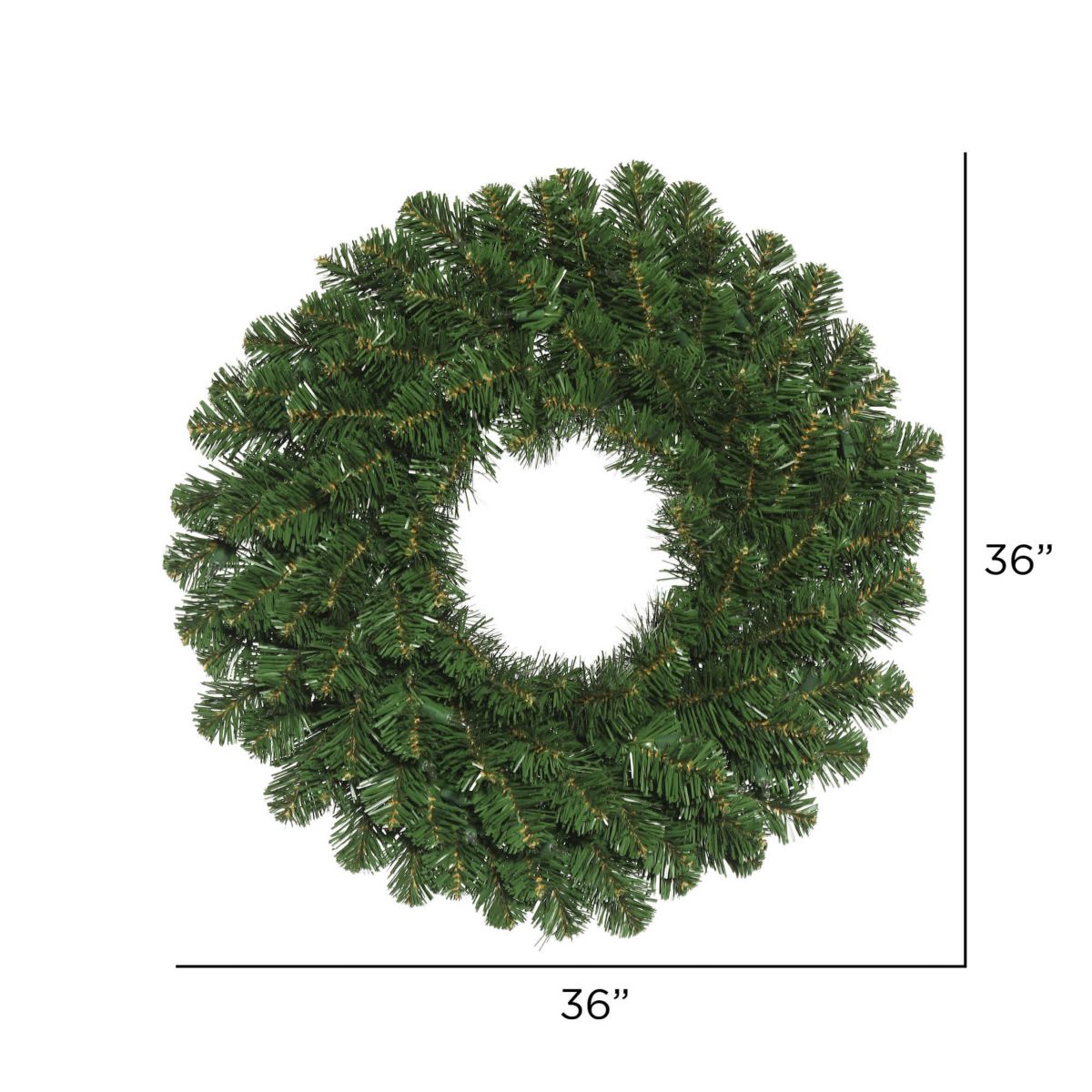 Vickerman 36" Oregon Fir Artificial Christmas Wreath, Unlit
