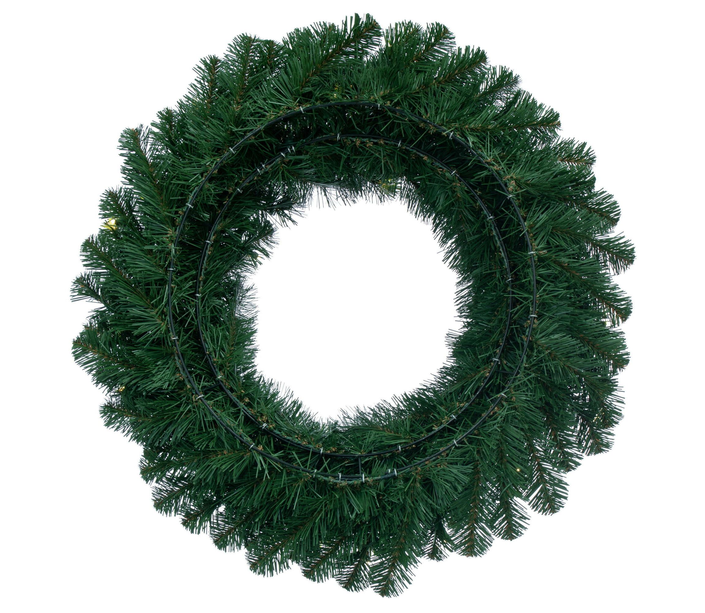Vickerman 36" Oregon Fir Artificial Christmas Wreath, Unlit
