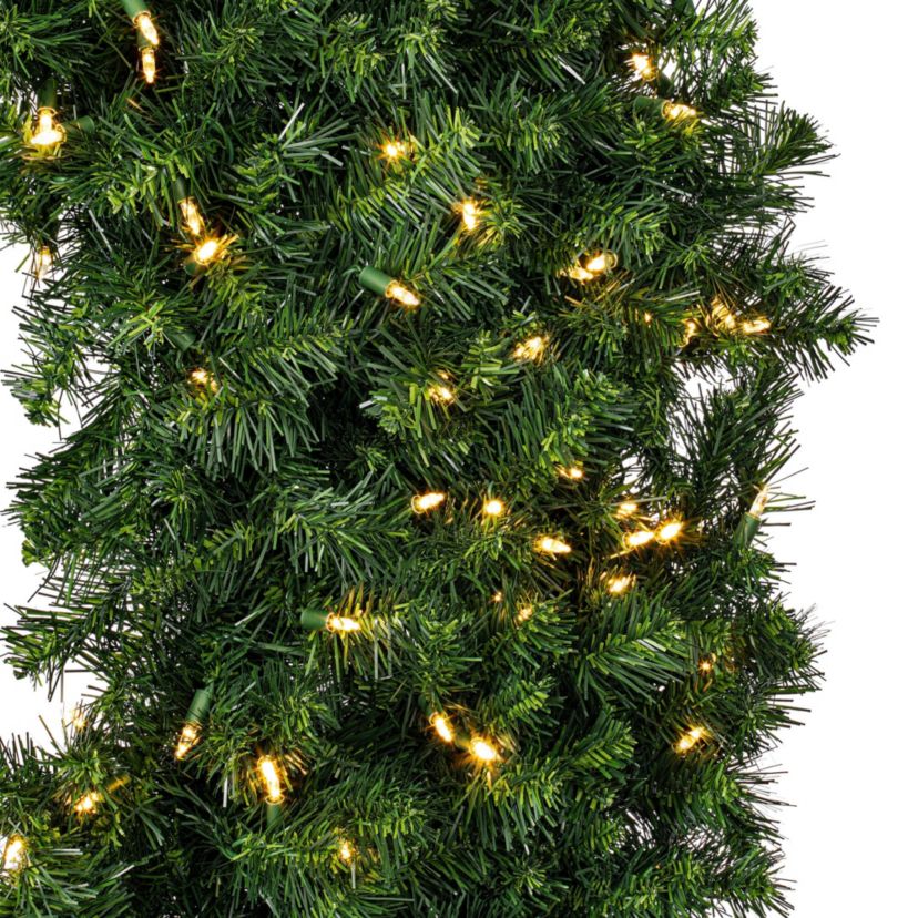 Vickerman 60" Douglas Fir Artificial Christmas Wreath, Warm White LED Lights