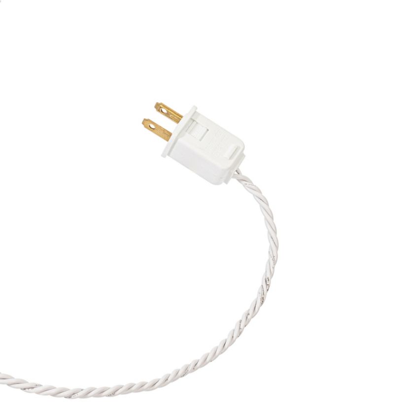 Vickerman 3.5 Sparkle White Spruce Artificial Christmas Tree, Warm White LED Lights