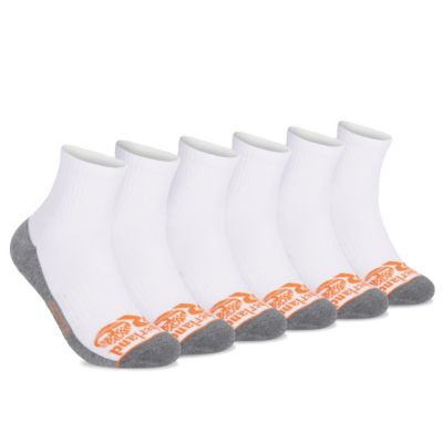 Men's TIMBERLAND PRO 6 PACK WORK SOCK- QUARTER