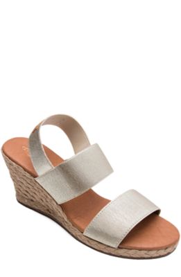 Andre Assous Women's Allison Neutral Espadrille Wedge, 11M