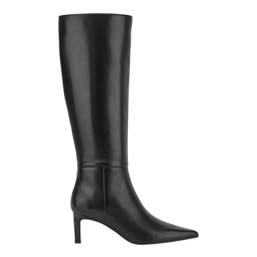 Eva Pointy Toe High Shaft Dress Boots