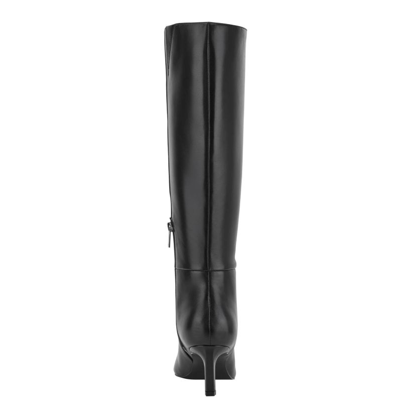 Eva Pointy Toe High Shaft Dress Boots