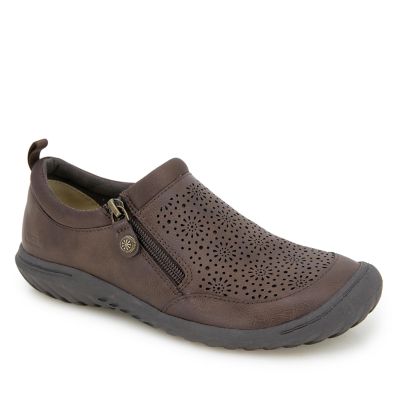 JBU Women's Avery-Wide Loafers, Brown, 12W
