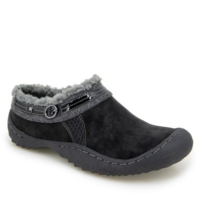 JBU Women's Ginger Slip-Ons, Black, 6.5M