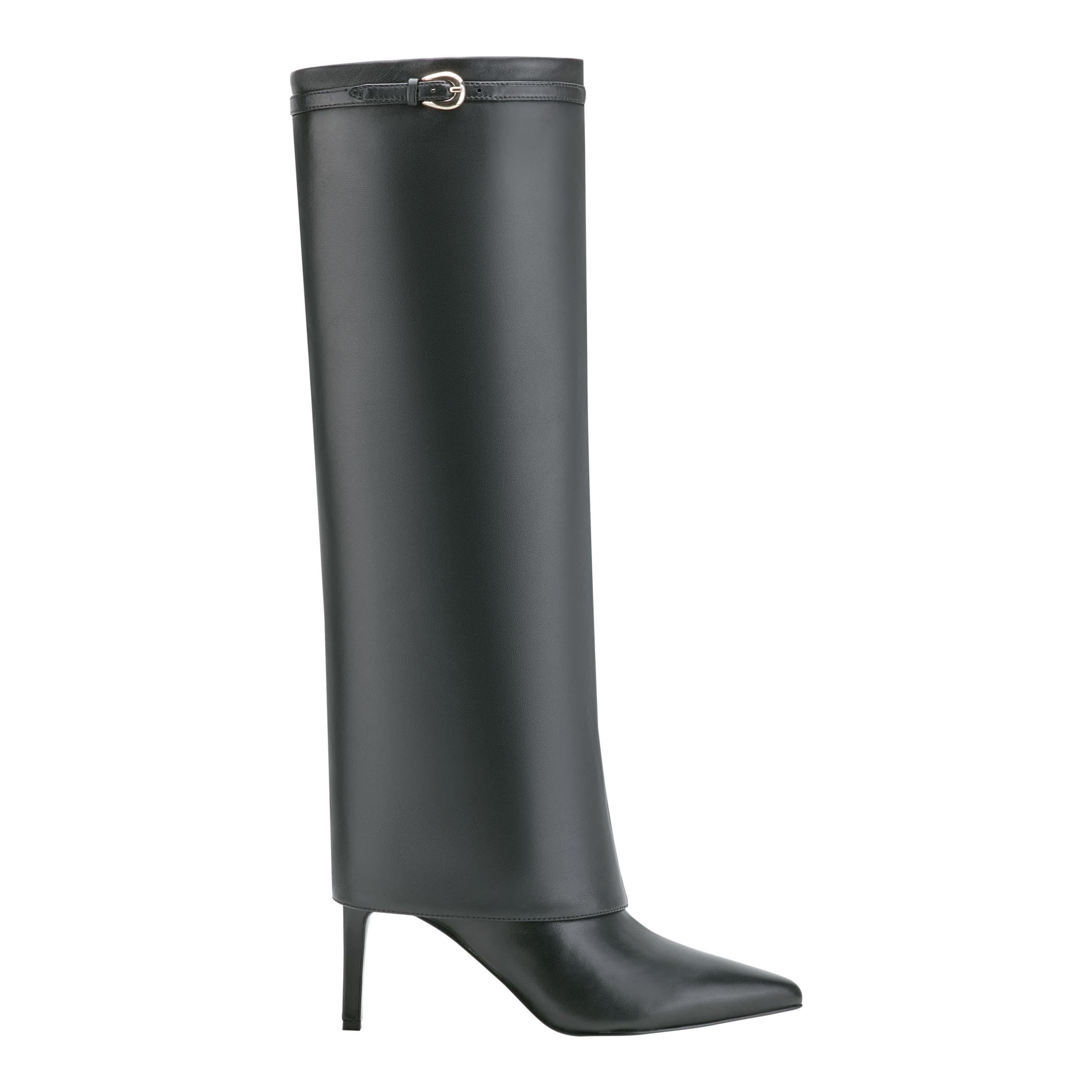 Naples Pointy Toe Tall Shaft Dress Boots