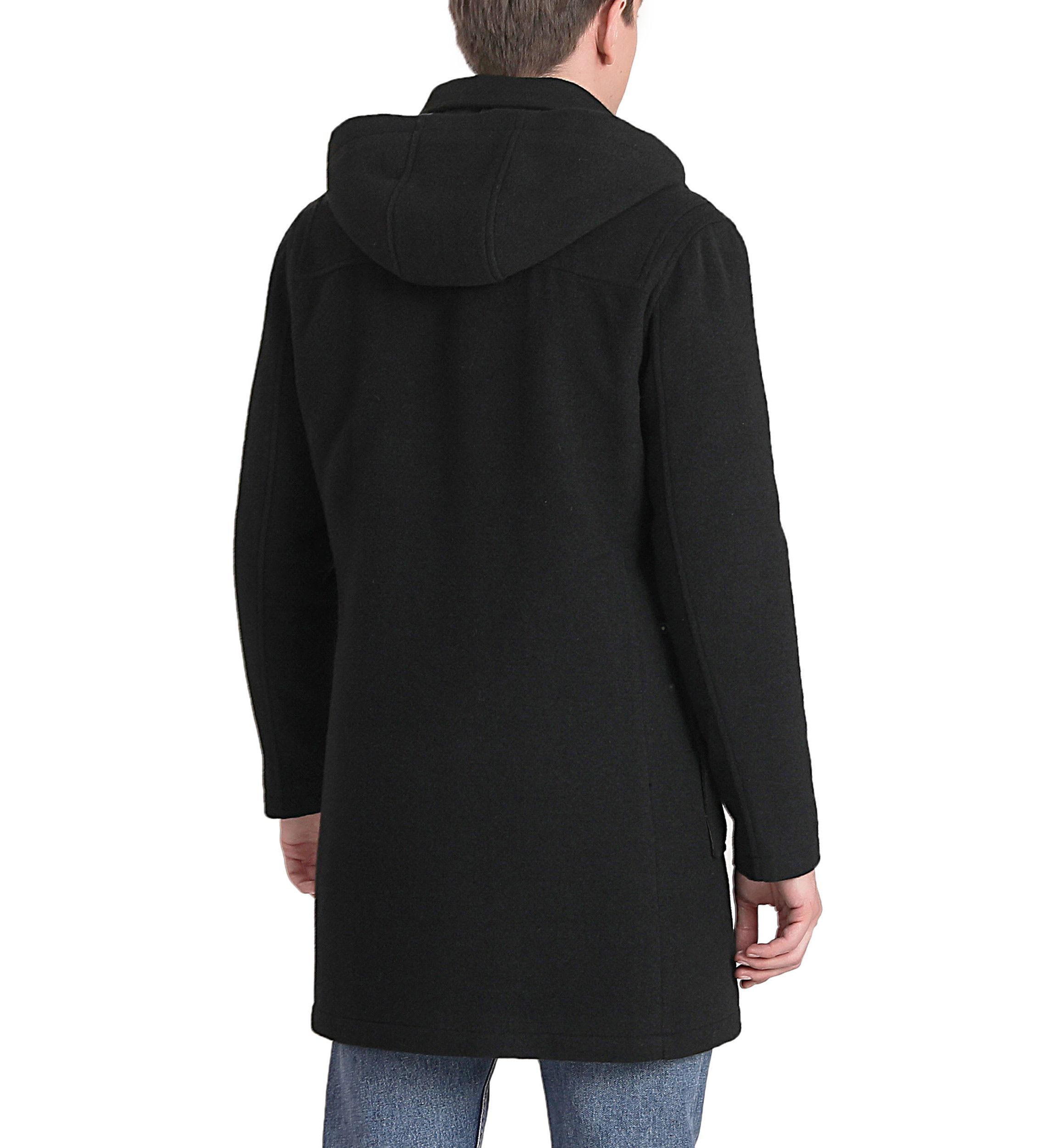 Mens Mason Wool Blend Duffle Toggle Coat