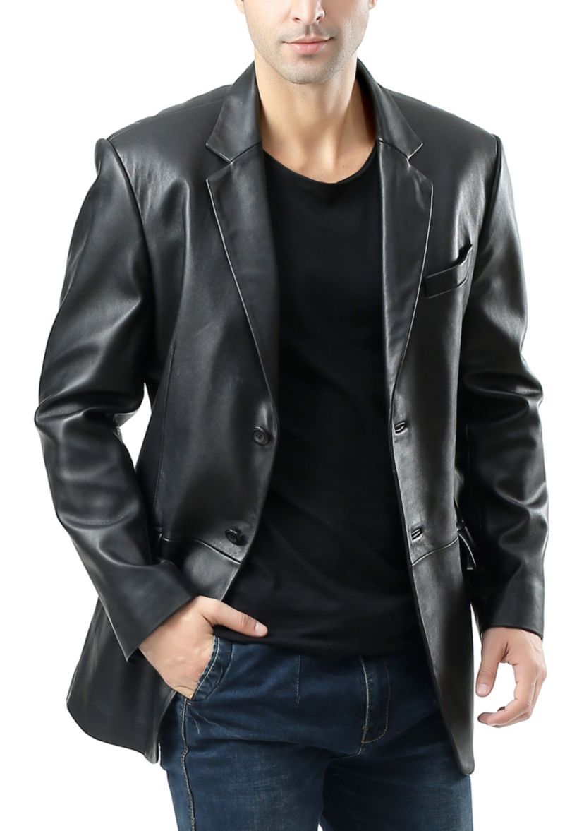 Mens Benji Leather Blazer
