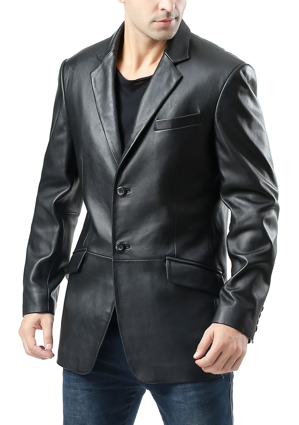 Mens Benji Leather Blazer