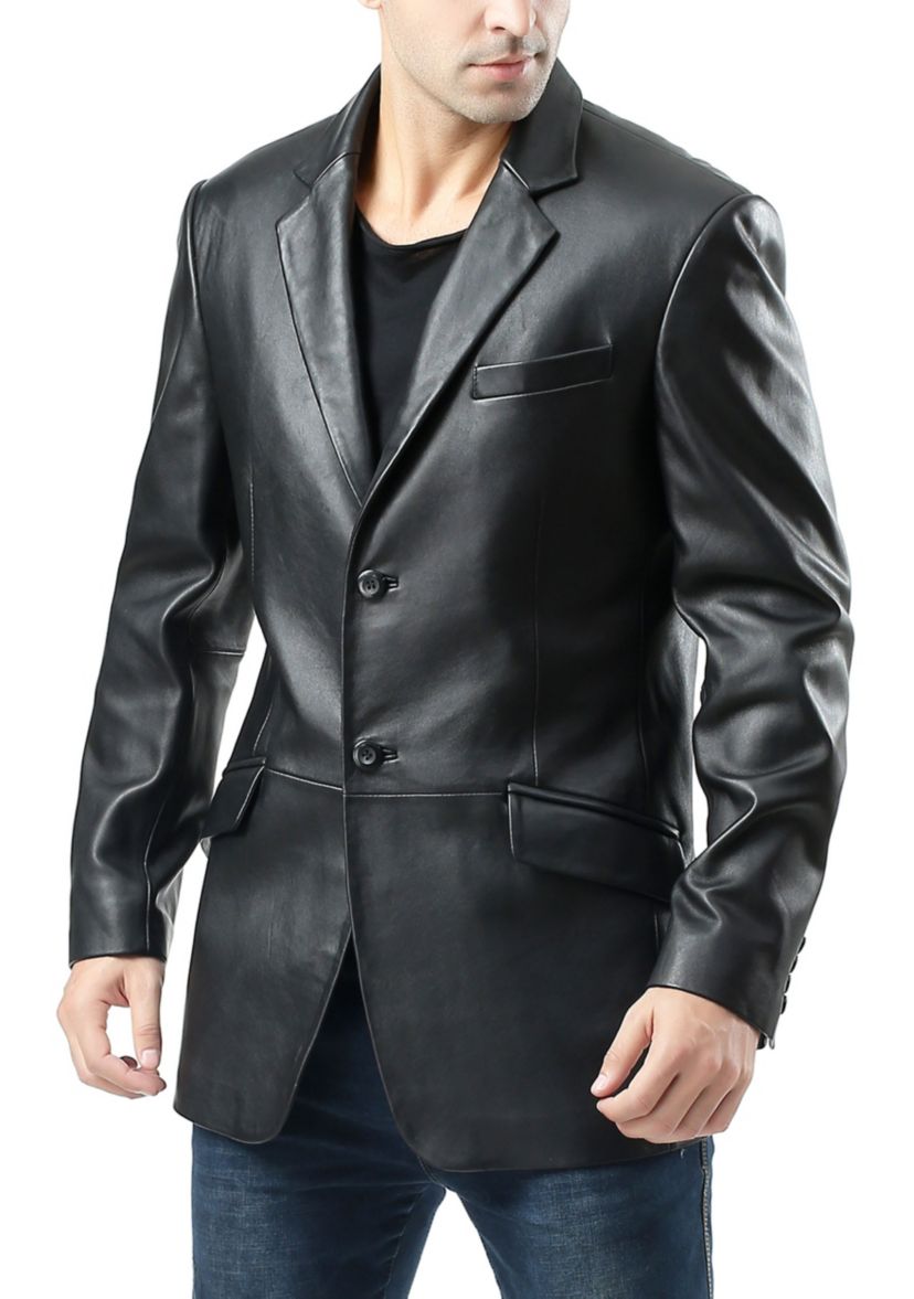 Mens Benji Leather Blazer