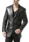 Mens Noah Leather Blazer