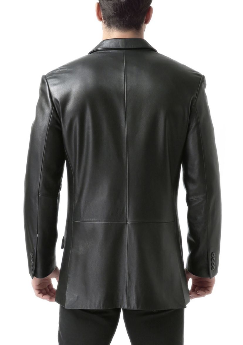 Mens Noah Leather Blazer