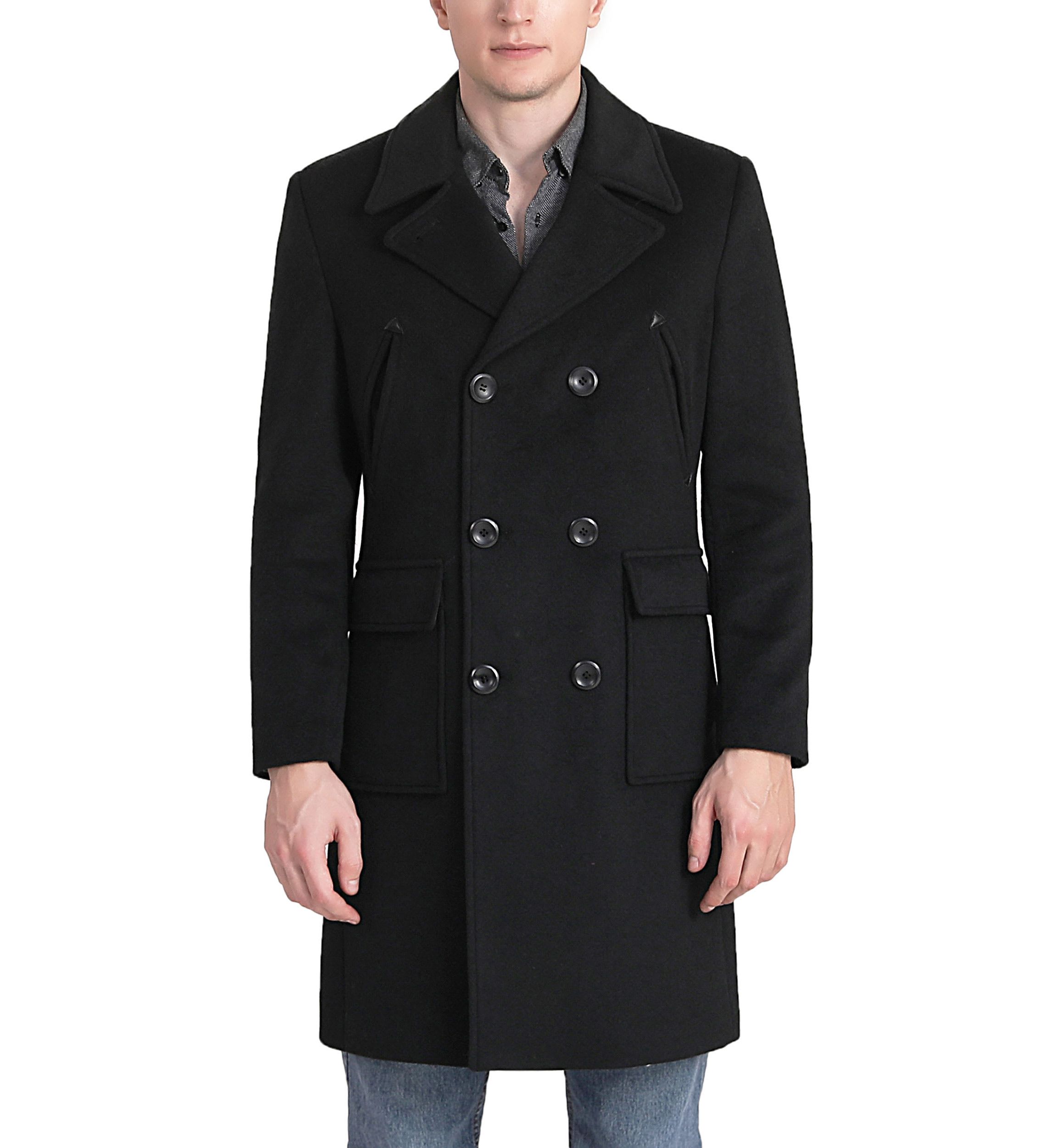 Mens Addison Wool Blend Pea Coat