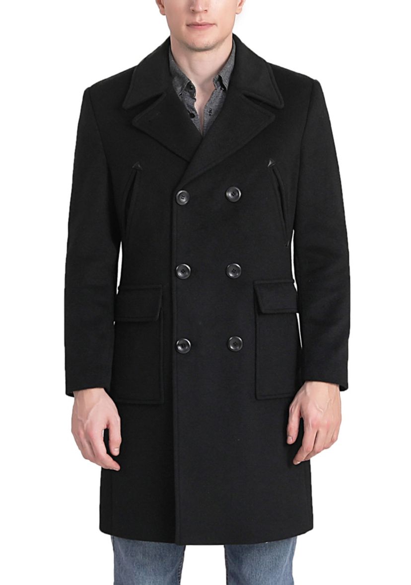 Mens Addison Wool Blend Pea Coat