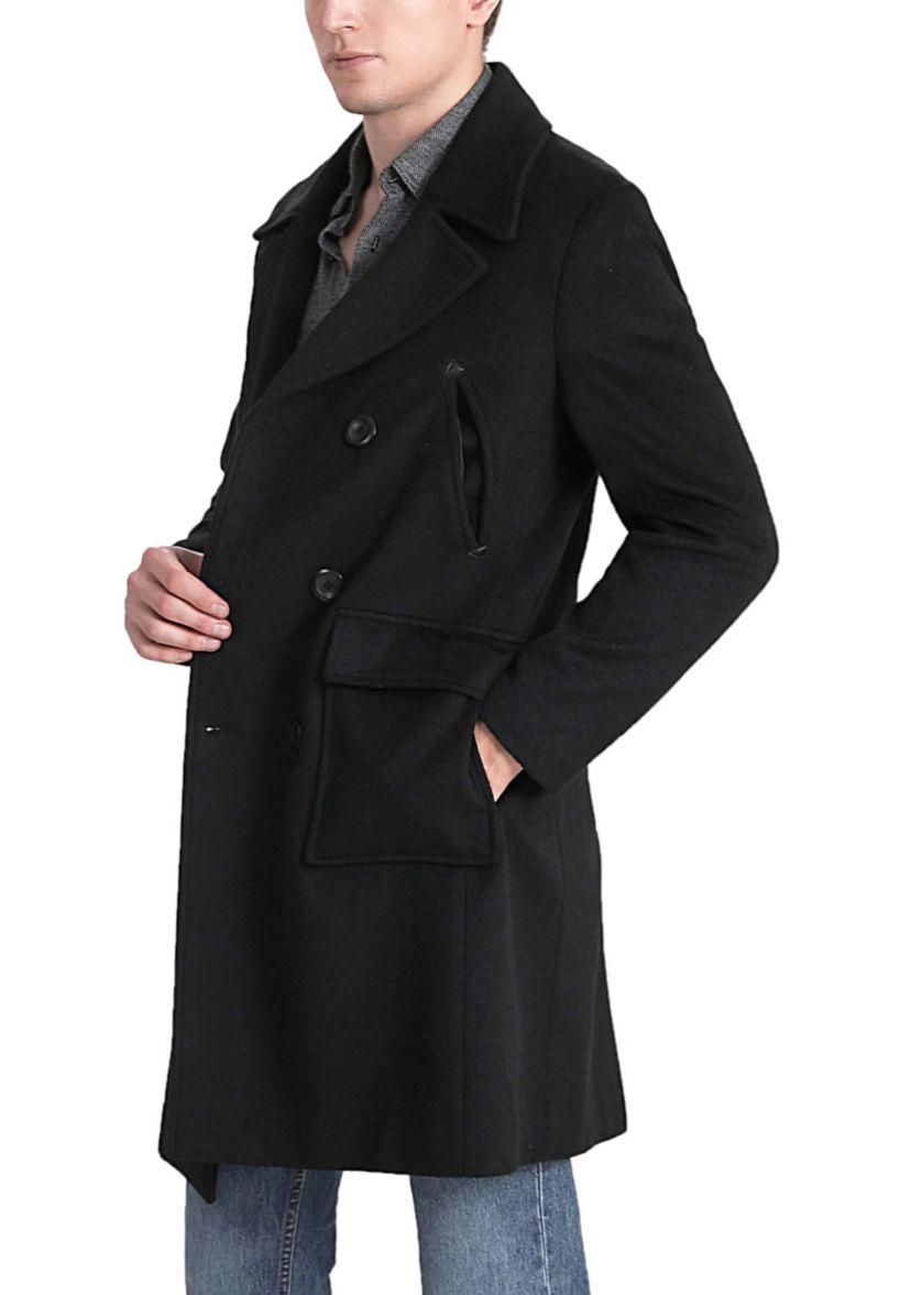 Mens Addison Wool Blend Pea Coat