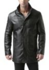 Mens Chad Leather Car Coat