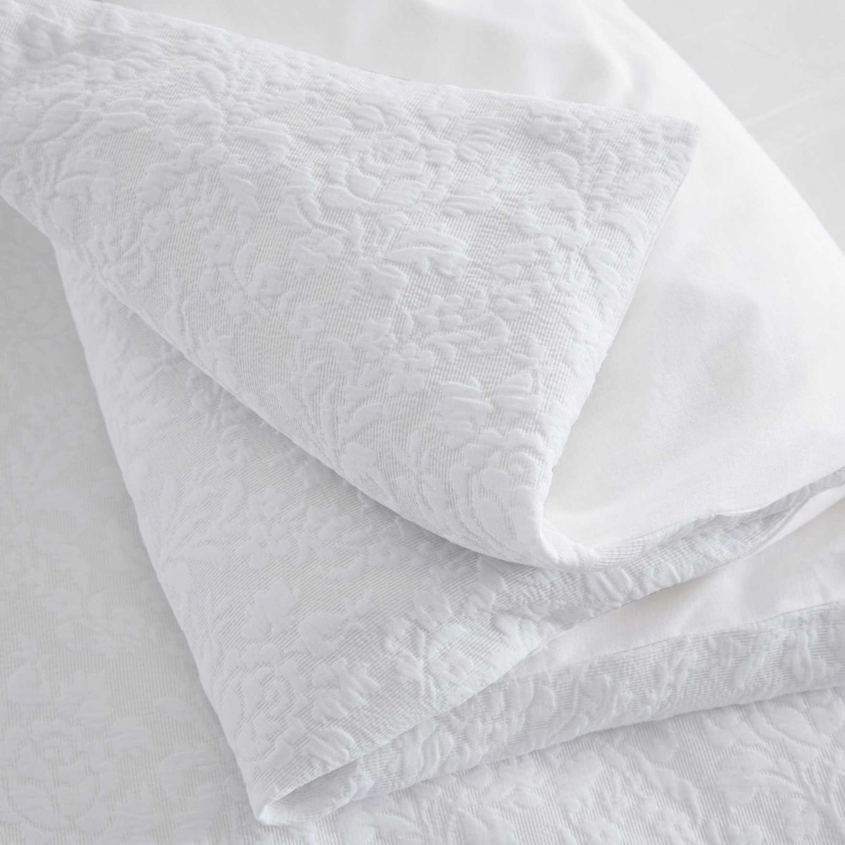 Garden Trellis Cotton Jaquard Duvet Set