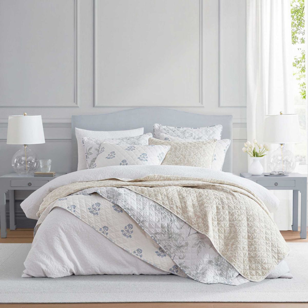Garden Trellis Cotton Jaquard Comforter Set