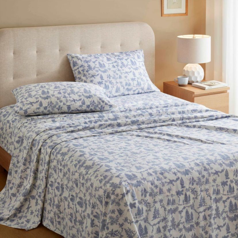 Cozy Cotton Flannel 100% Cotton Flannel Printed Sheet Set
