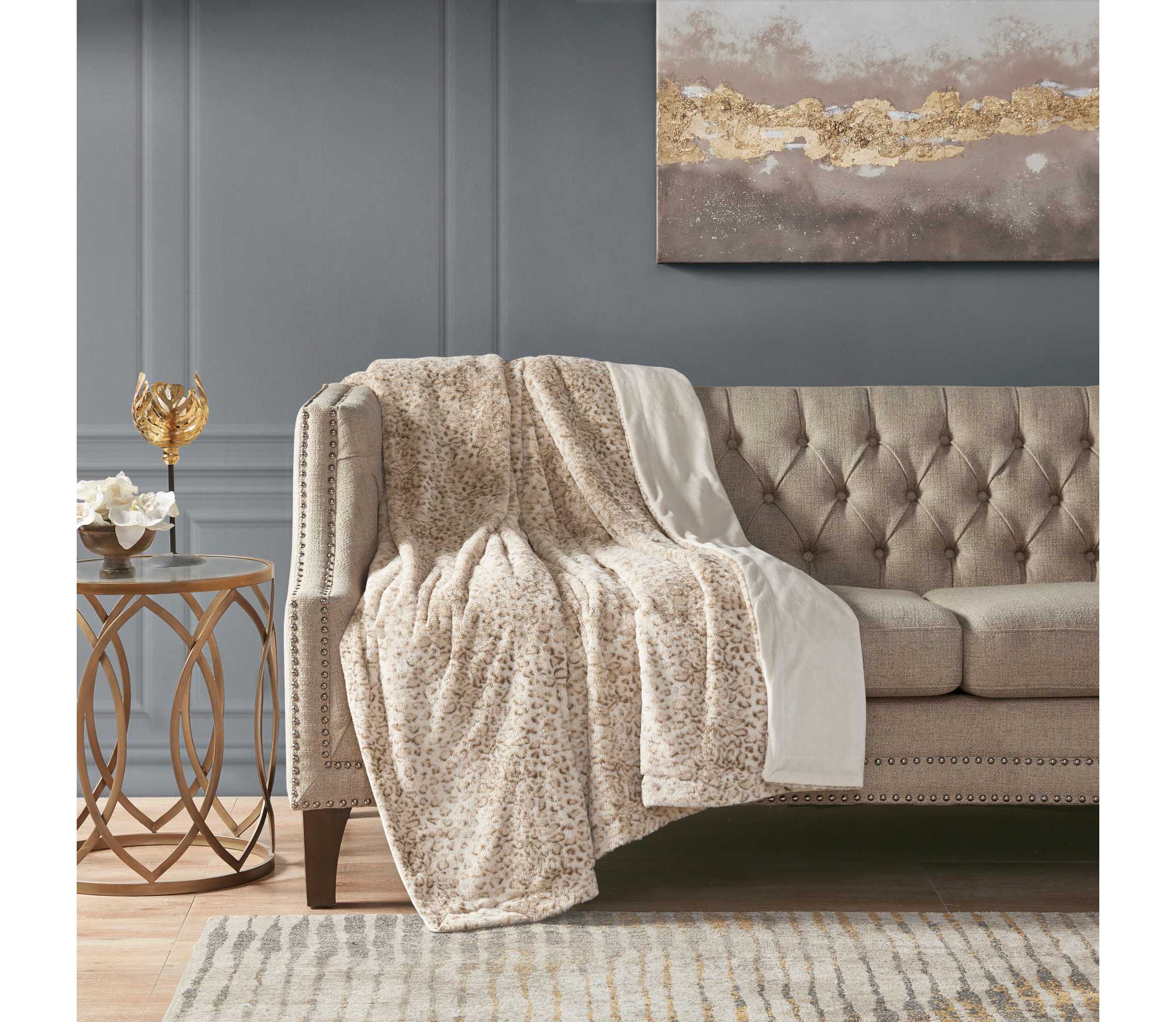 Zuri Faux Fur Throw