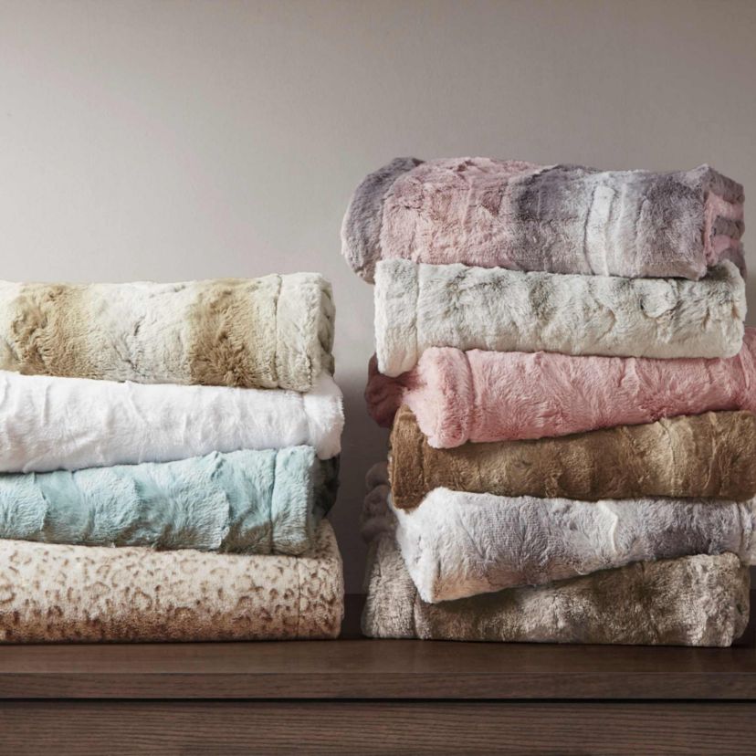Zuri Faux Fur Throw