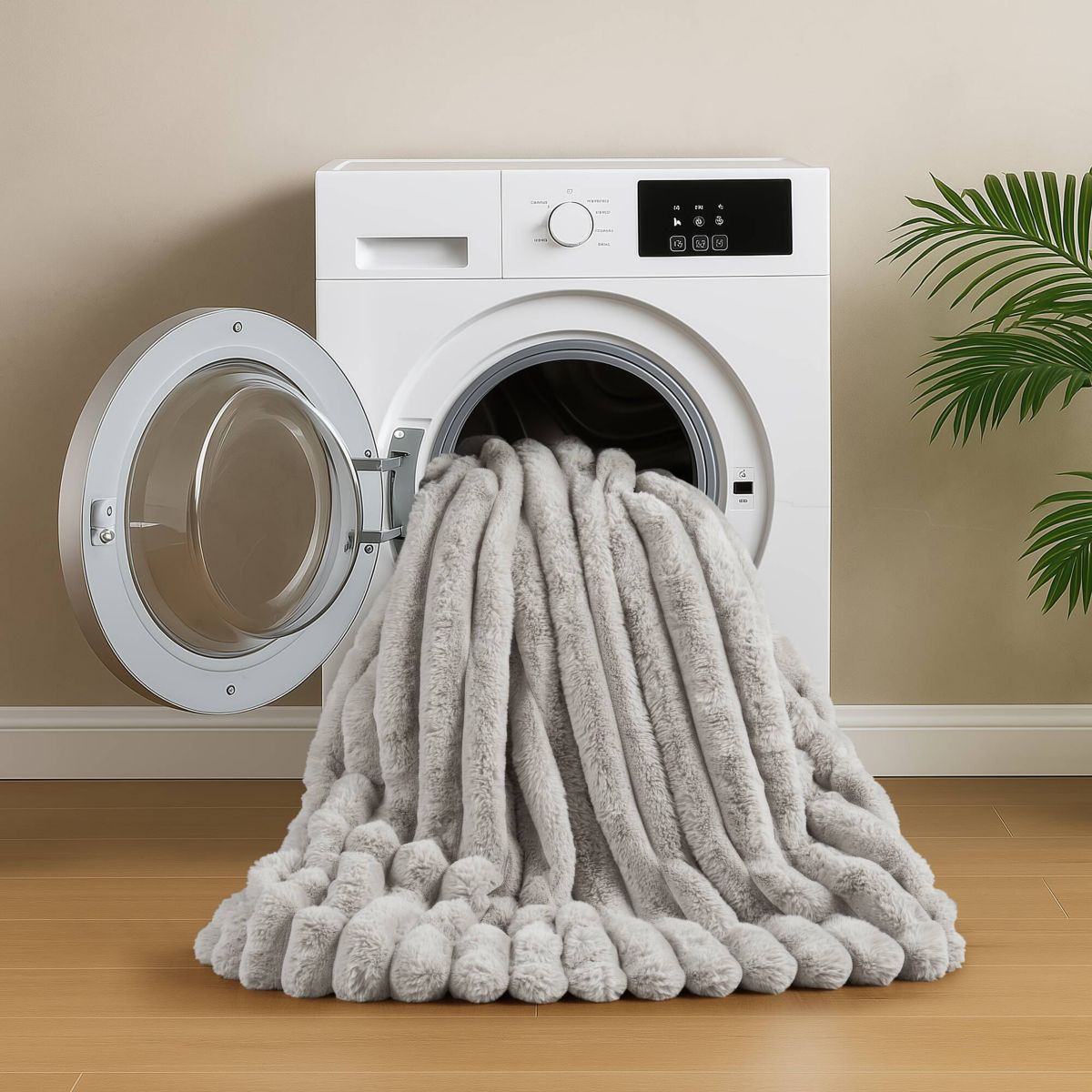 Jasmine Ultrasoft Faux Fur Ribbed Comforter Set