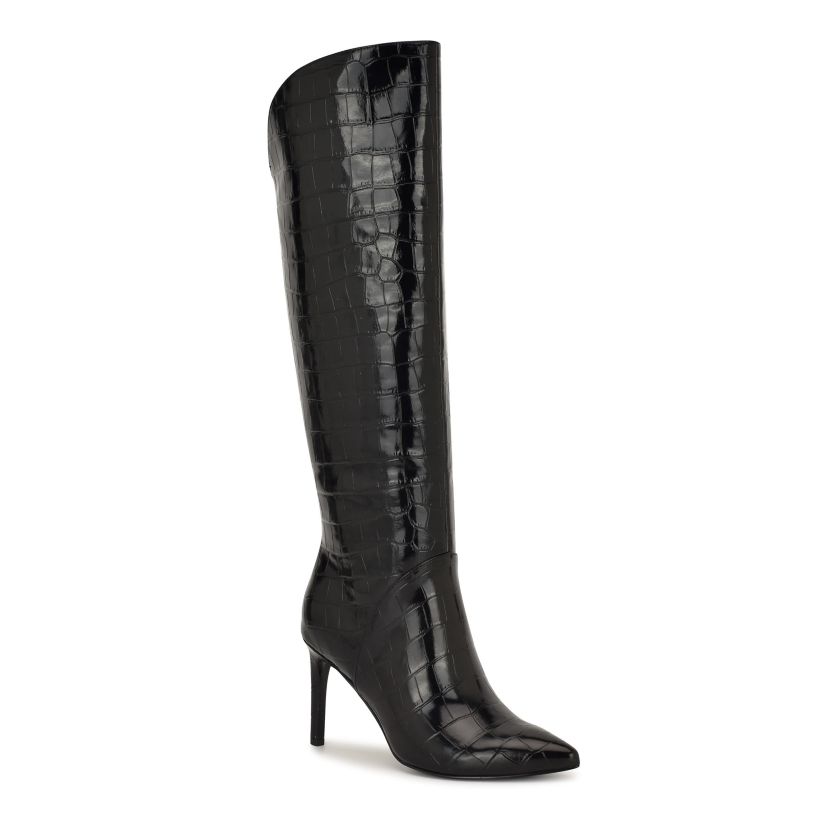 Razla Pointy Toe Tall Shaft Dress Boots