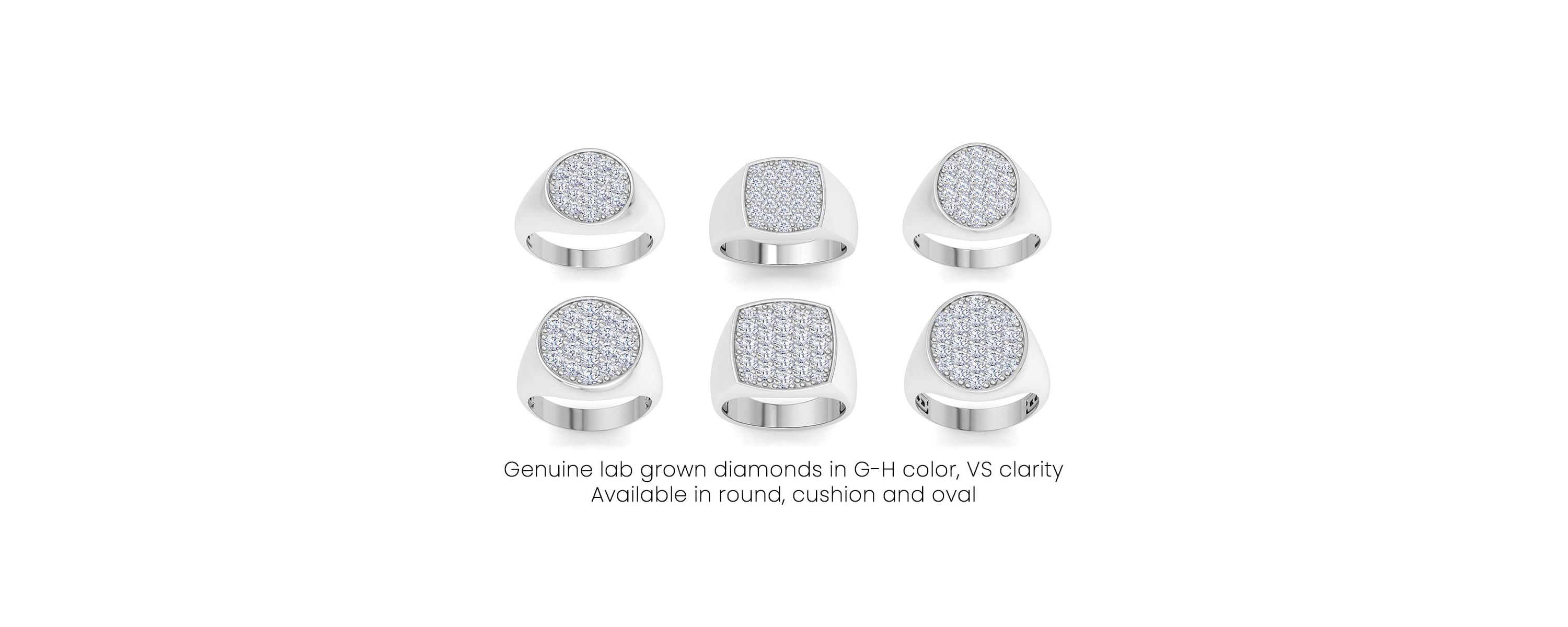 Lab Created Mens 2 Carat Oval Lab Grown Diamond Cluster Ring In Sterling Silver