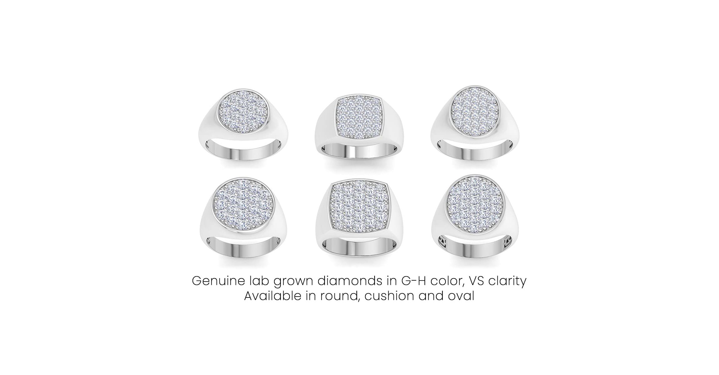Lab Created Mens 1 Carat Round Lab Grown Diamond Cluster Ring In Sterling Silver