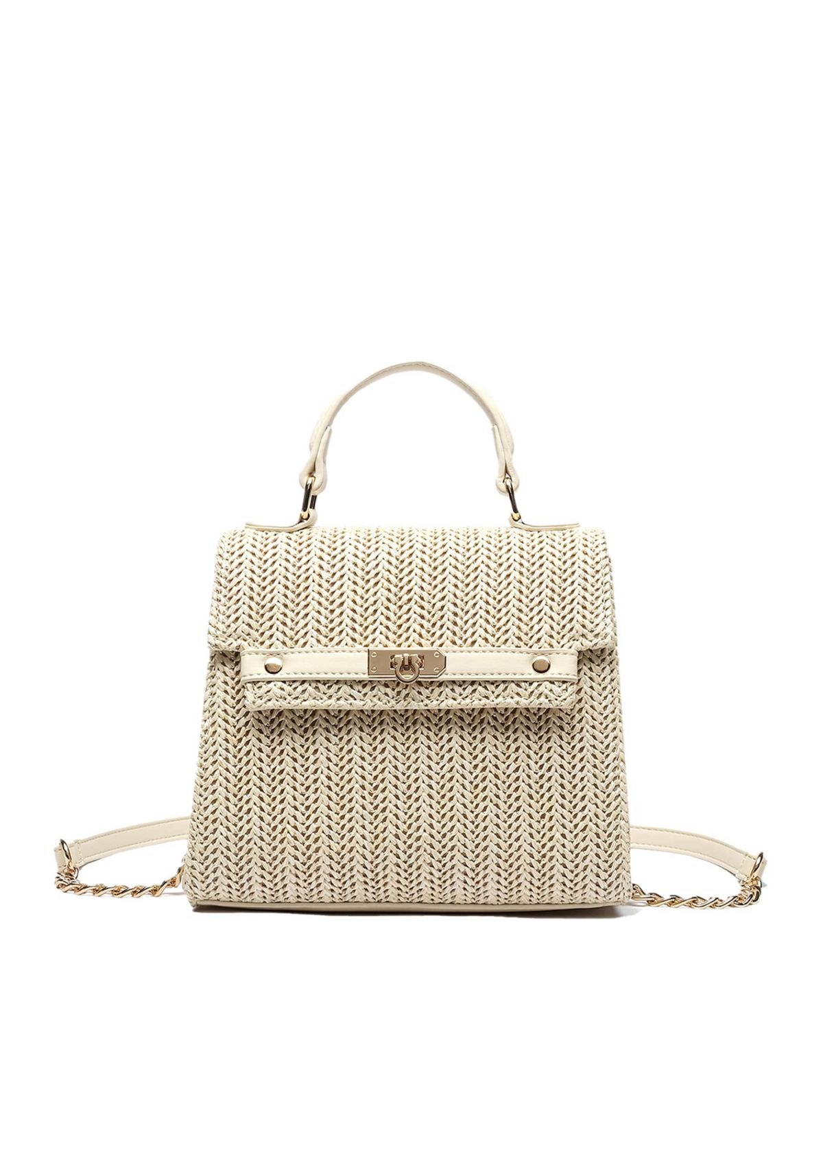 Stella Straw Crossbody Purse