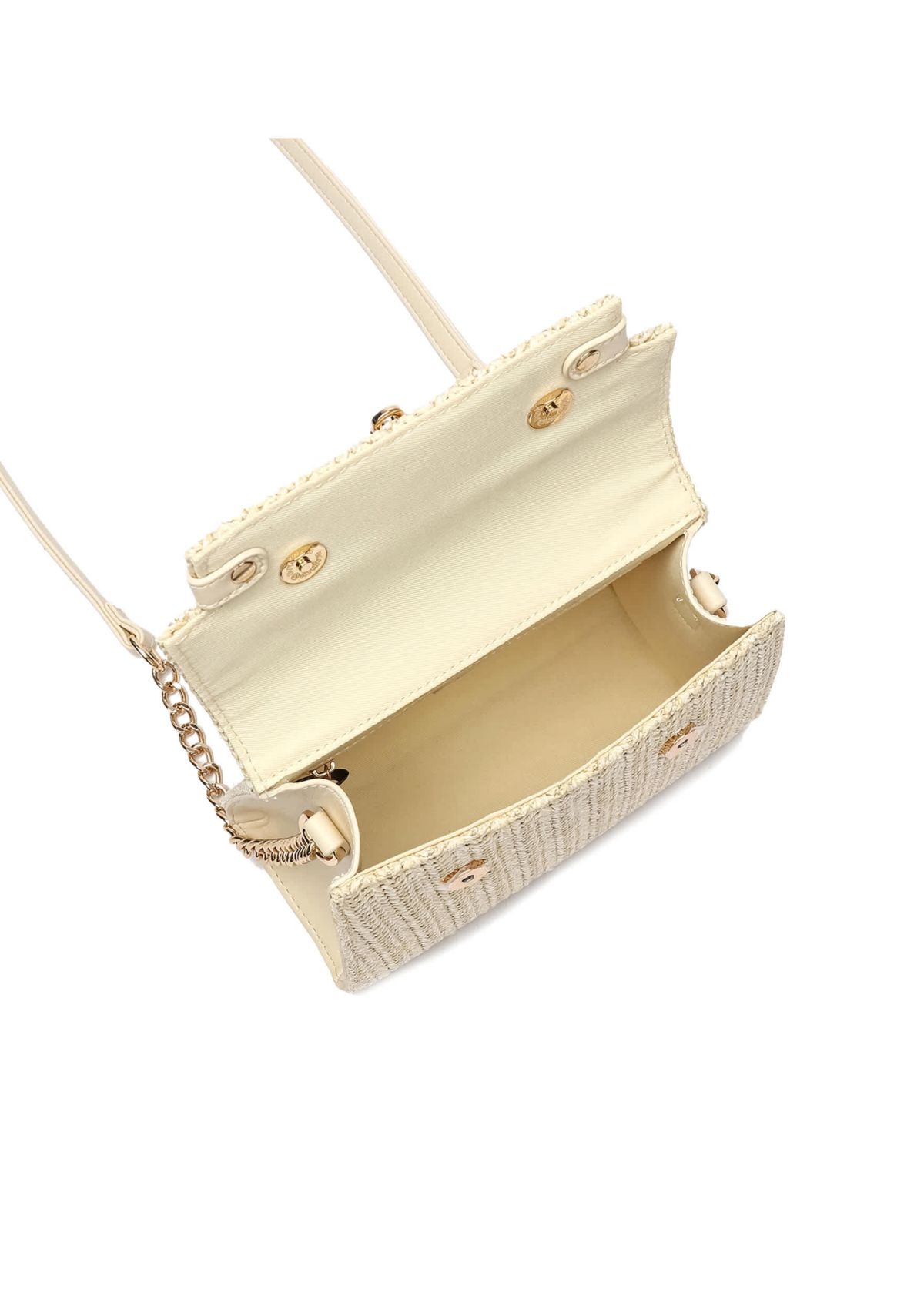 Stella Straw Crossbody Purse