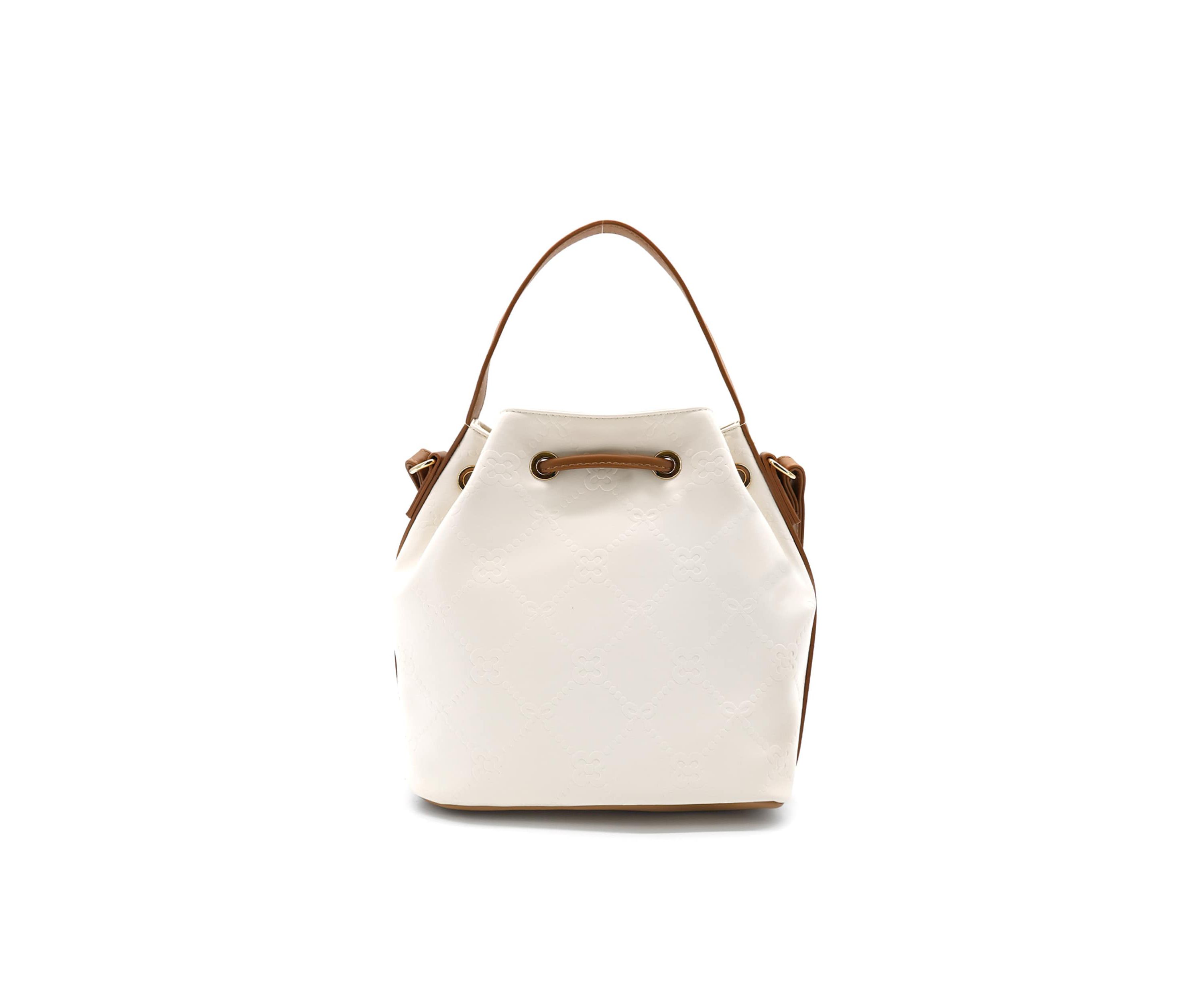 Mirage Bucket Top Handle Crossbody Bag