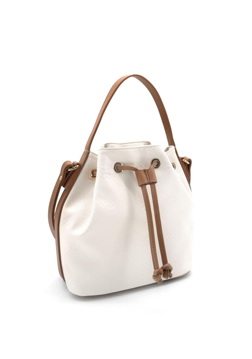 Mirage Bucket Top Handle Crossbody Bag