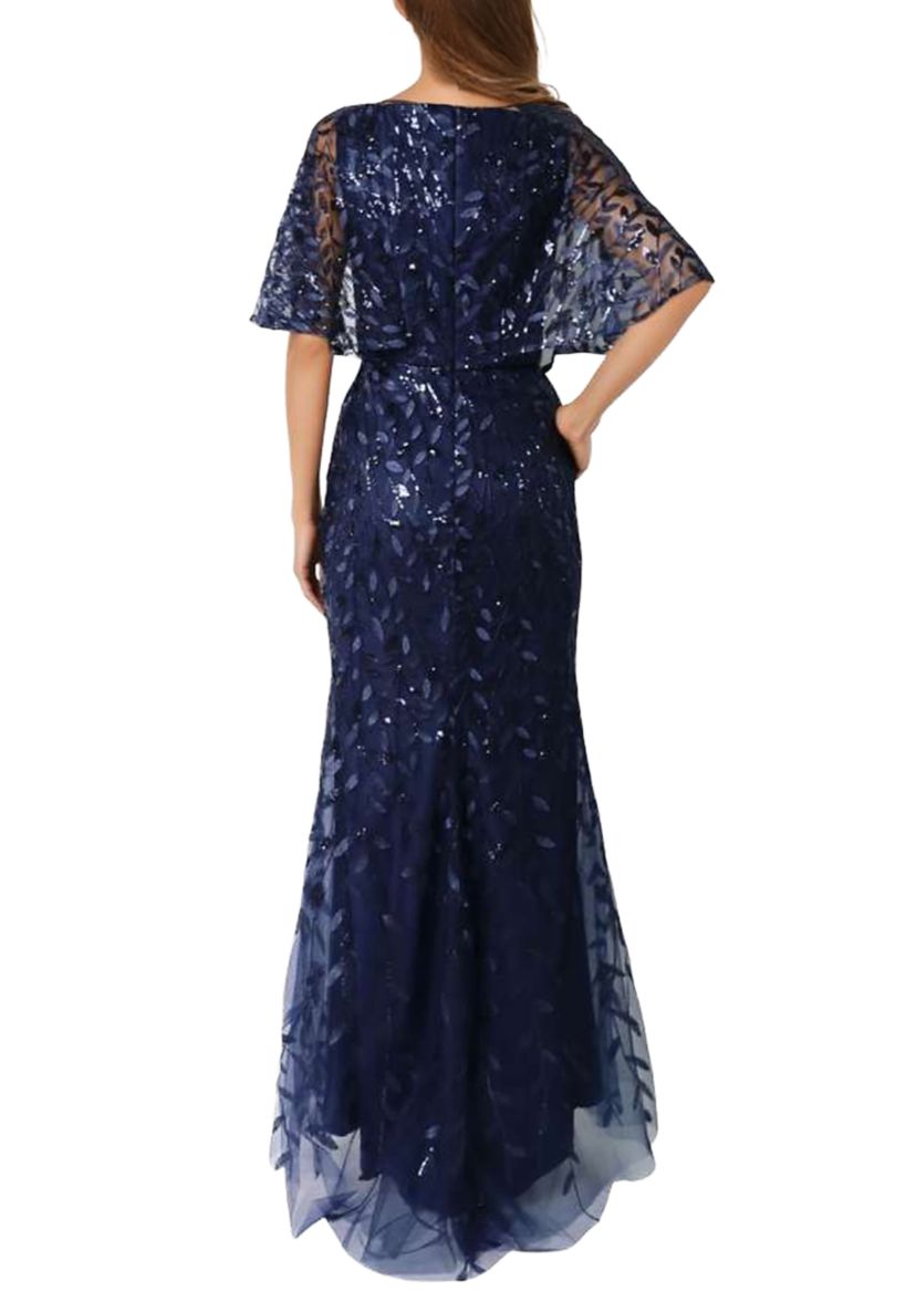 Womens Short Sleeve V-Neck Lace Dress