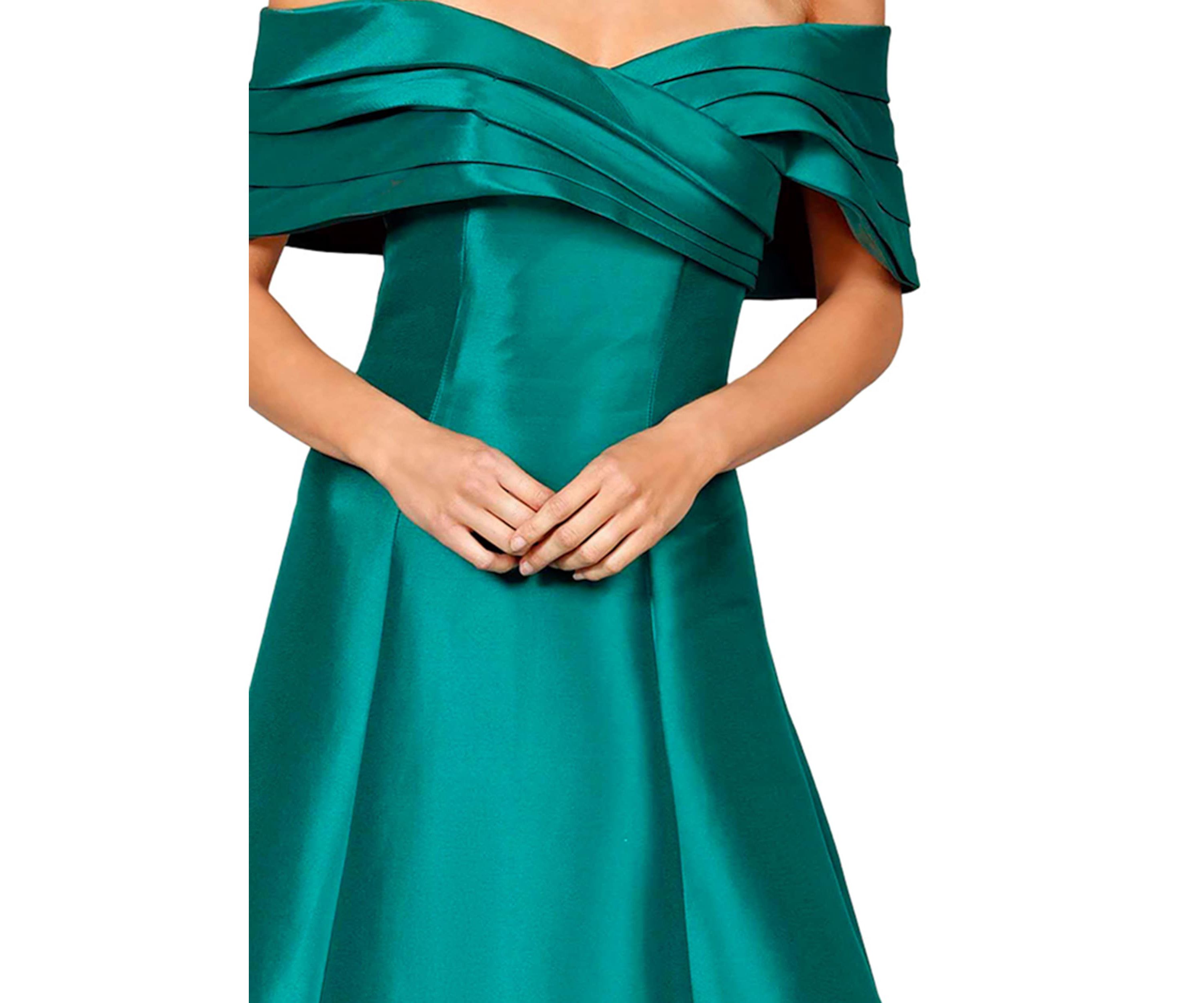 Womens  Pleated Off Shoulder