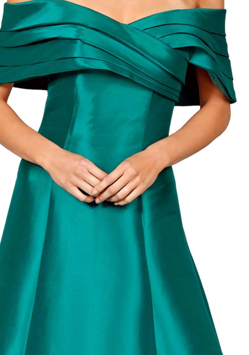 Womens  Pleated Off Shoulder