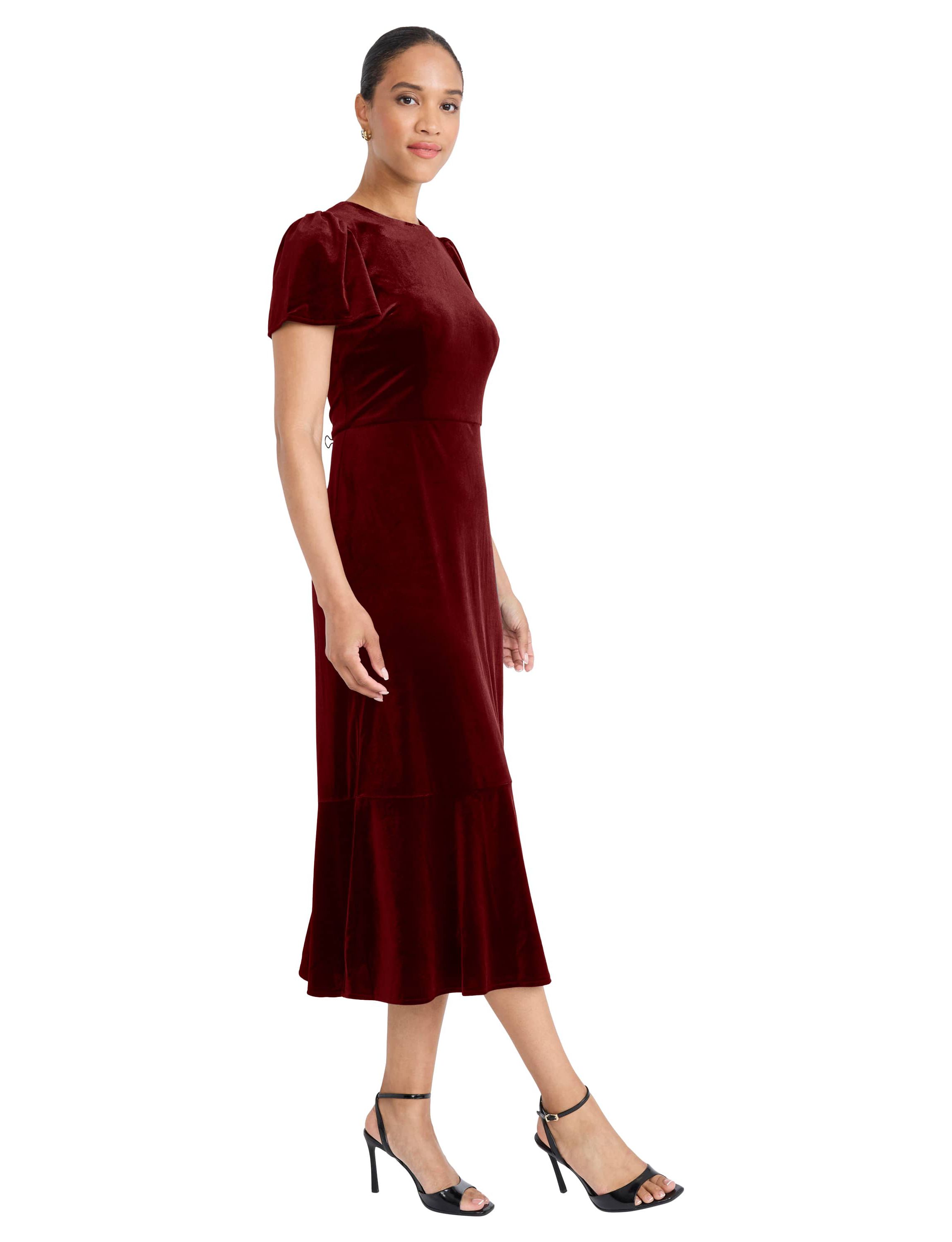 mock neck bodycon sweater dress Plus Size Black Mock Neck Long Sleeve Pullover Sweater Bodycon Knot Detail Midi Dress_ 3XL