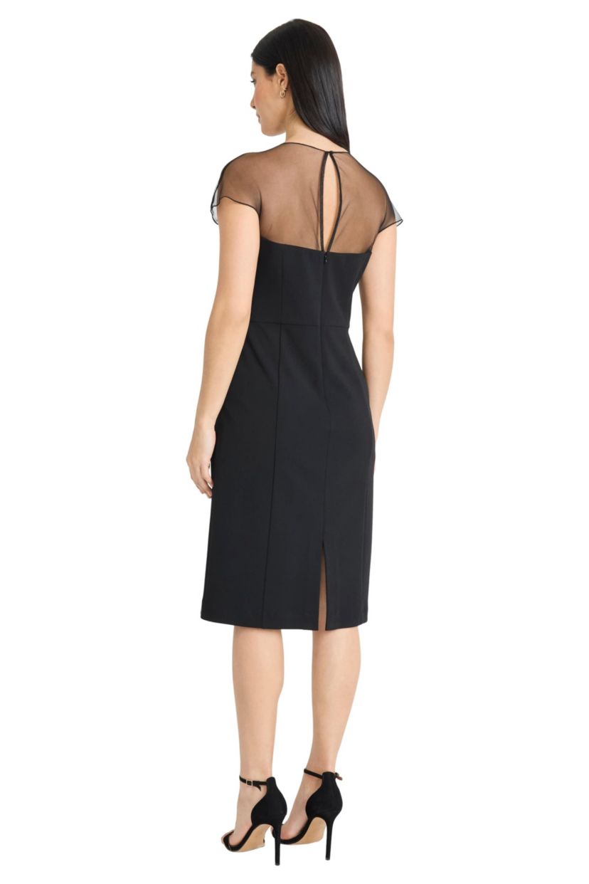 Embelished Illusion Dress
