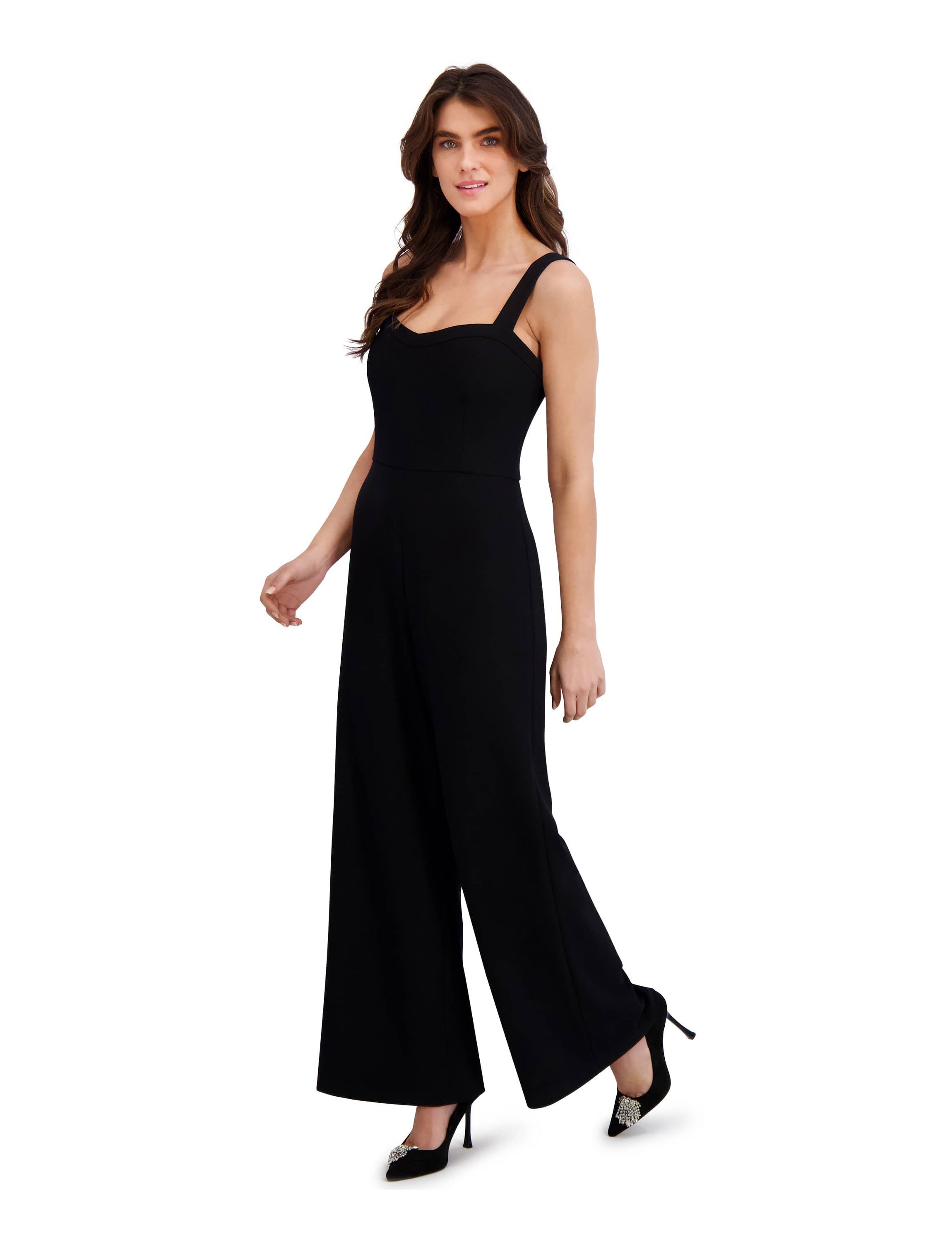 london times dresses black London Times Petite Glitter Knit Sheath Dress - Black/Silver