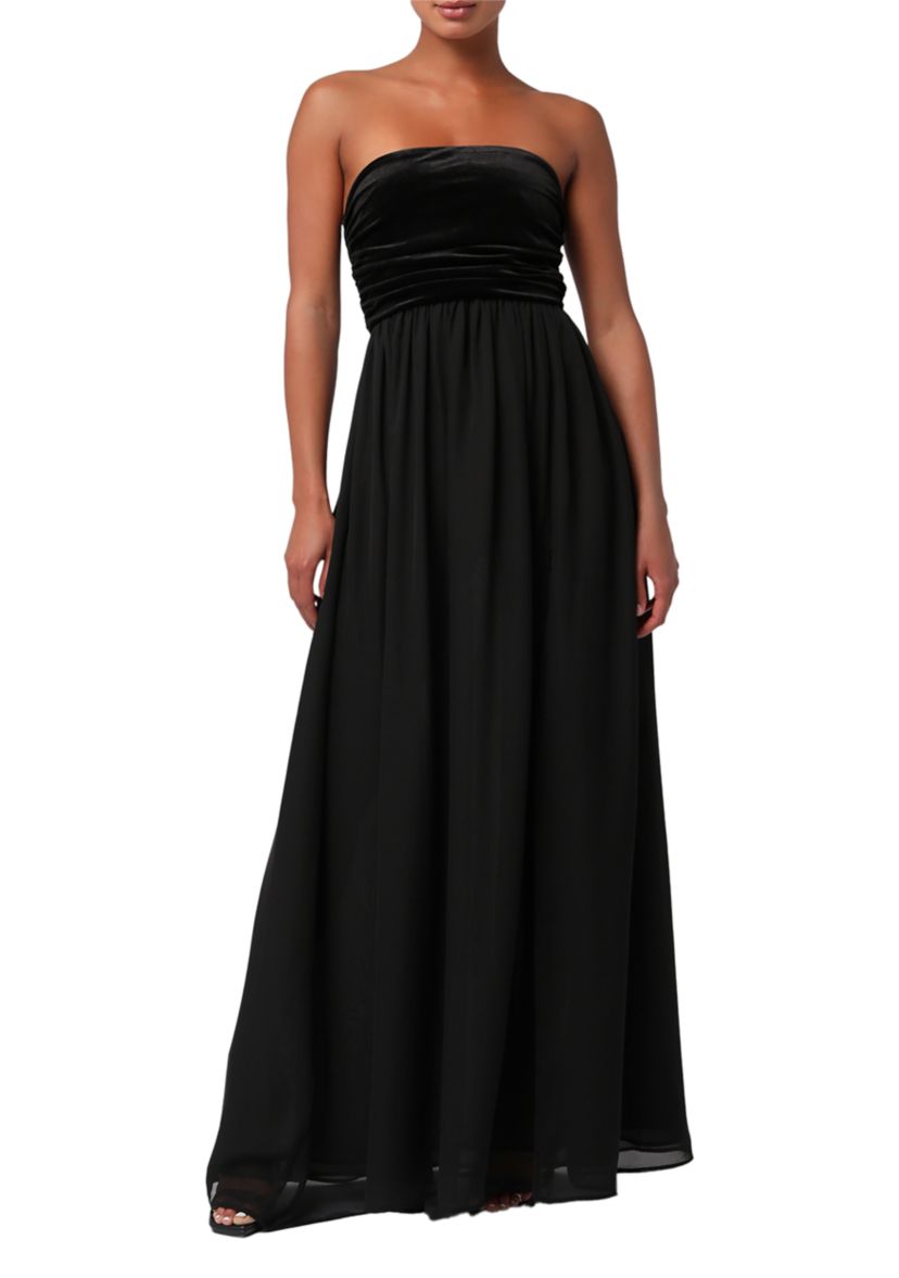 Briar Velvet Strapless Dress