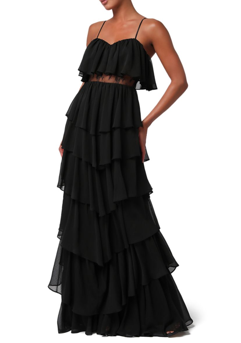 Womens Serafina Tiered Maxi Dress