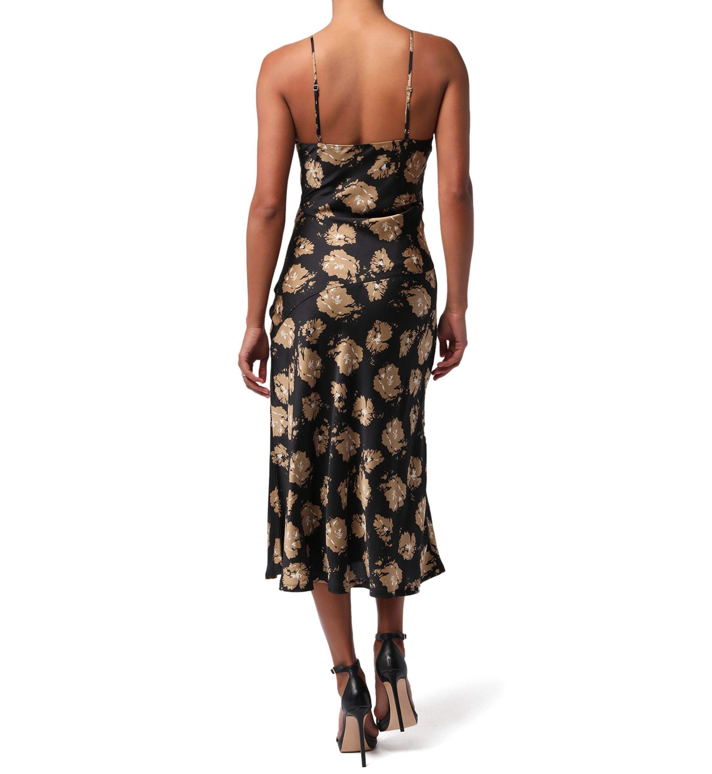 Womens Carreta Midi Slip Dress