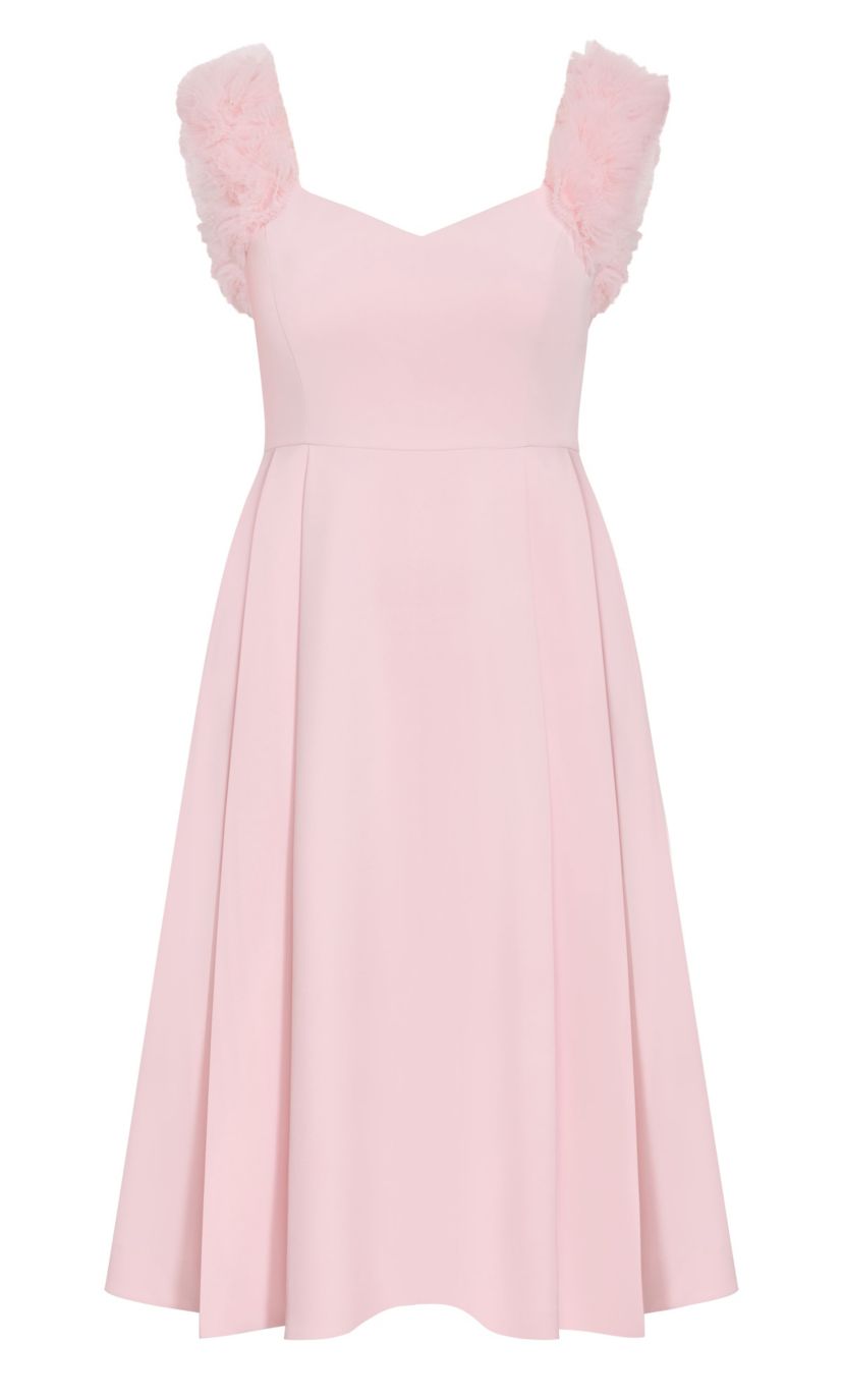 square neck summer dress midi Green GINGHAM MIDI DRESS – SQUARE NECK RUFFLE SLEEVE BELTED SUMMER DRESS