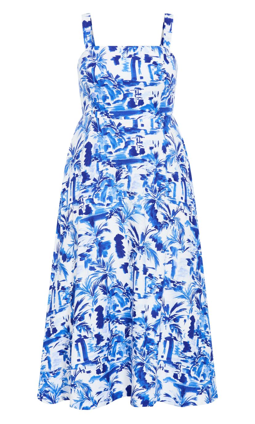 City Chic Collins Spot Print Maxi Dress | Belk