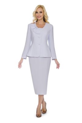 Giovanna Women's 2-piece Shoulder Bow Skirt Suit in Crepe