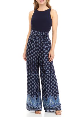 Vince camuto best sale floral chiffon jumpsuit