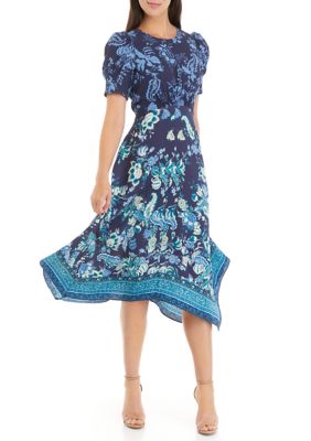 Vince Camuto Women's Short Puff Sleeve Floral Dress | belk