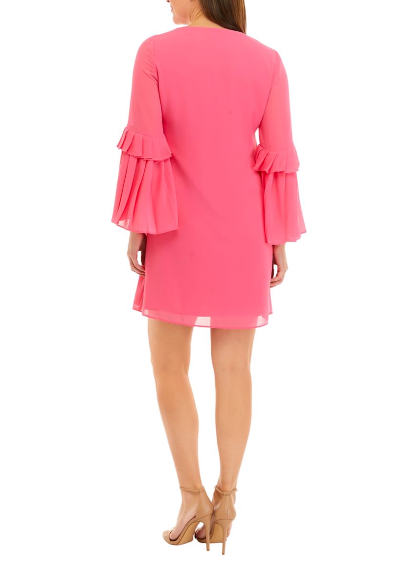 Womens Chiffon Float Dress with Tassels